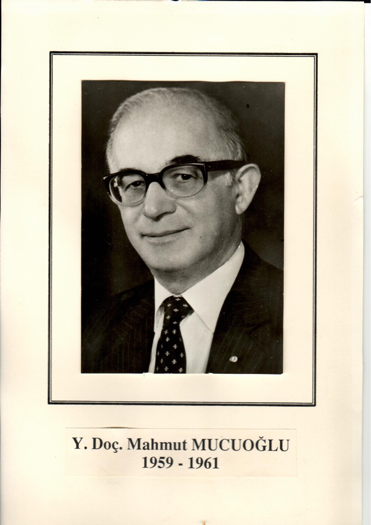 Asst. Prof. Dr. Mahmut Mucuoğlu