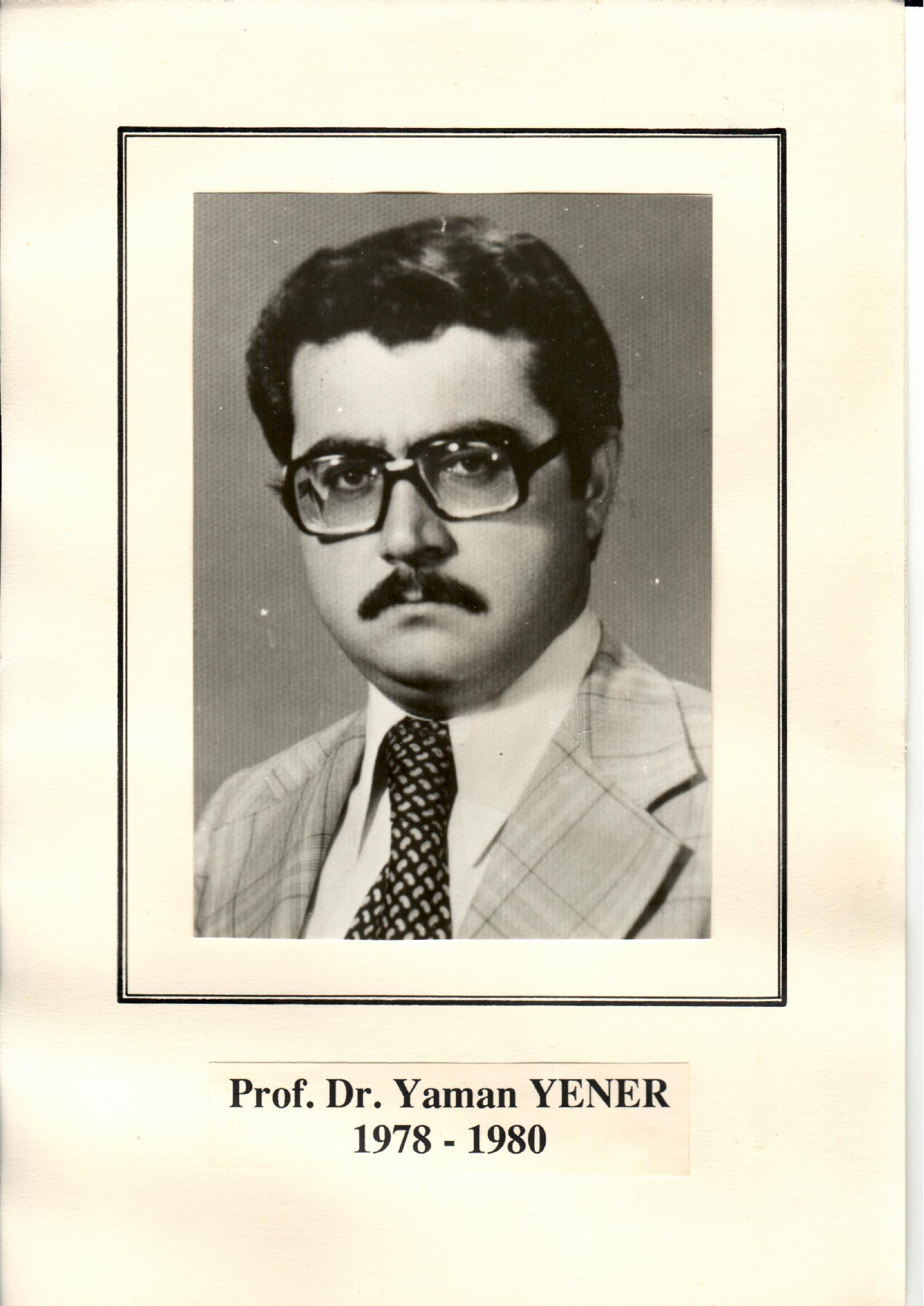 Prof. Dr. Yaman Yener